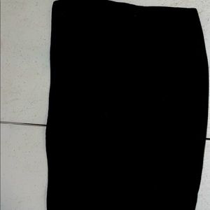 Black strip less shirt